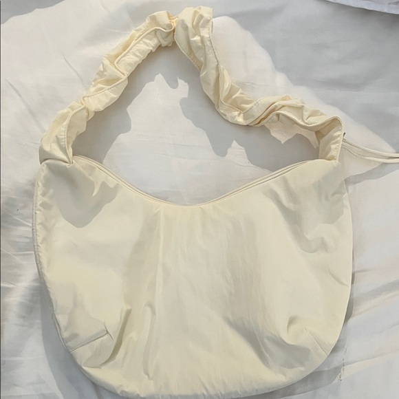 Gu Handbags - GU Cream Shoulder Bag